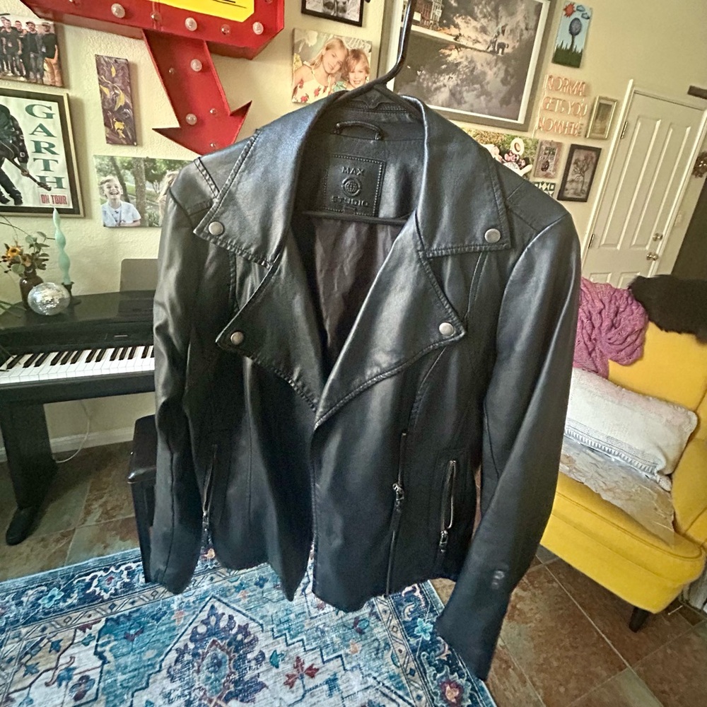 Women's Black Leather Jacket